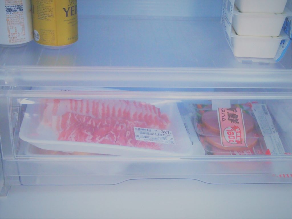 冷蔵庫のチルド室