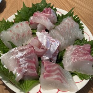 鯛の刺身