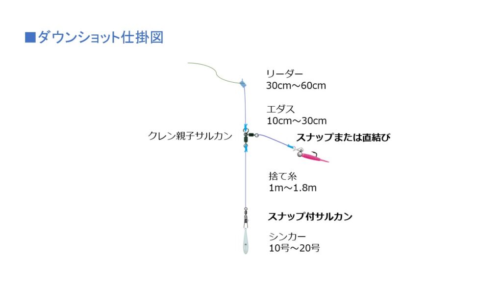 ダウンショットリグ