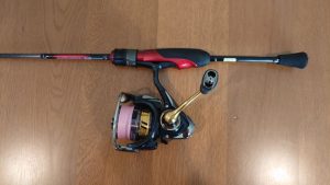 ダイワ 月下美人 AJING 55UL-S 18レガリス LT2000S-XH