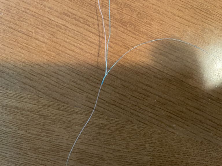 FGノット仮止め状態