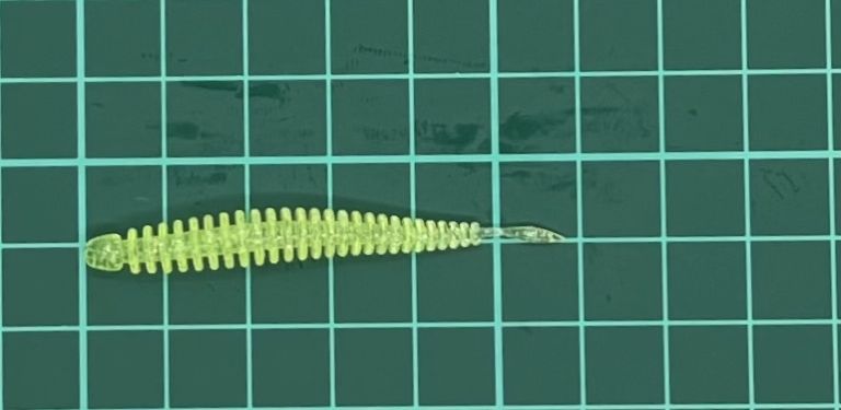 月下美人 アジングビーム バチコンカスタムSTG 2.3インチ チャートドットグロー