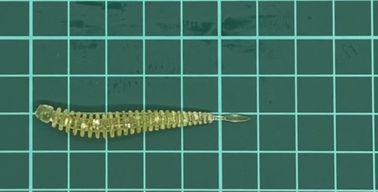 月下美人 アジングビーム バチコンカスタムSTG 2.3インチ クリアグロースポット