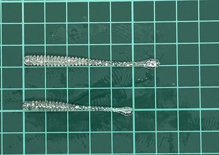 一誠 海太郎 スパテラ 2.5インチ/2インチ クリアシルバーフレーク