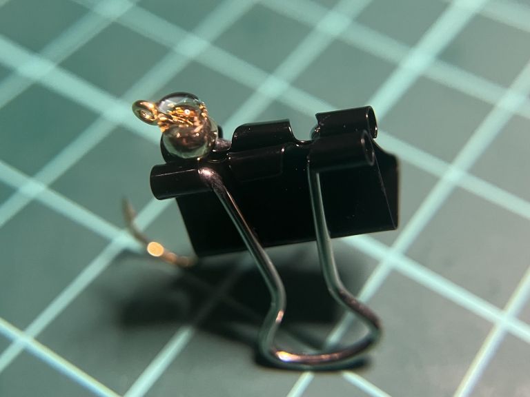 土肥富 NoJGH41 #6 金+FC 0.64mm +タングステンビーズ 3.3mm