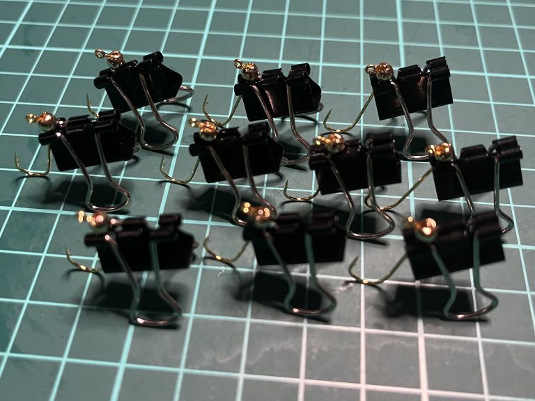 土肥富 NoJGH41 #6 金+FC 0.64mm +タングステンビーズ 3.3mm