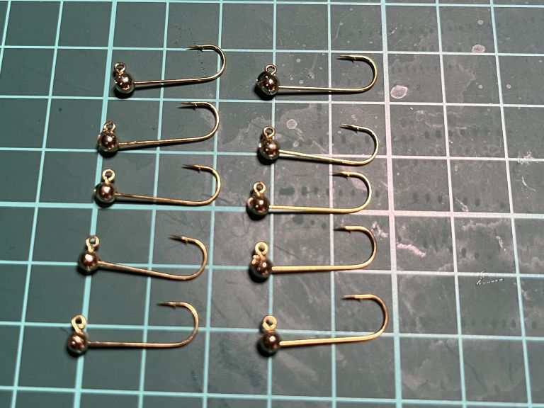 土肥富 NoJGH41 #6 金+FC 0.64mm +タングステンビーズ 3.3mm