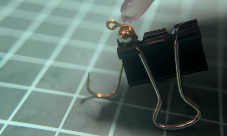 土肥富 NoJGH41 #6 金+FC 0.64mm +タングステンビーズ 3.3mm