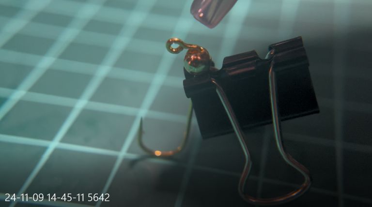 土肥富 NoJGH41 #6 金+FC 0.64mm +タングステンビーズ 3.3mm