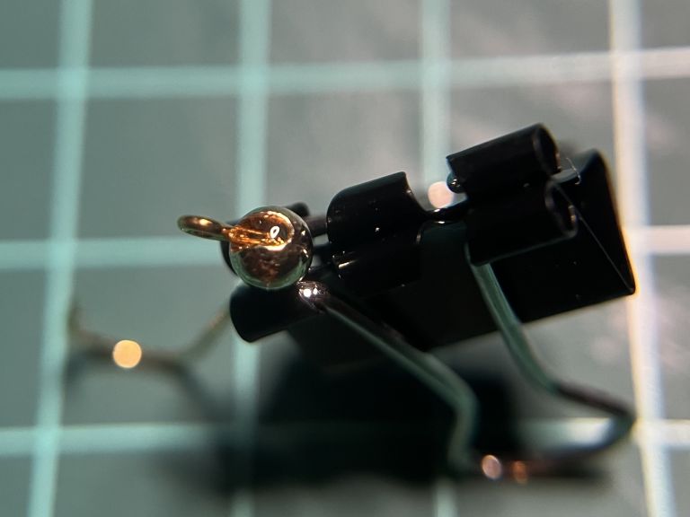 土肥富 NoJGH41 #6 金+FC 0.64mm +タングステンビーズ 3.3mm