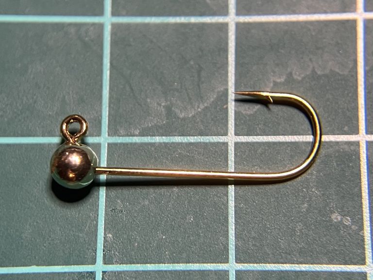 土肥富 NoJGH41 #6 金+FC 0.64mm +タングステンビーズ 3.3mm