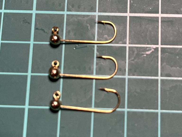 土肥富 NoJGH41 #6 金+FC 0.64mm +タングステンビーズ 3.3mm