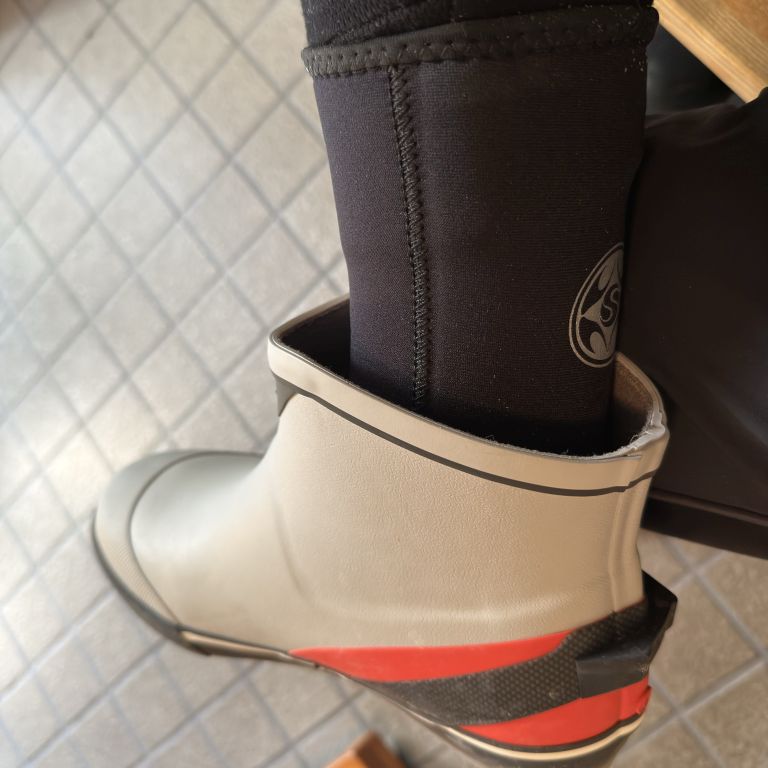 ダイワ ベリーショートネオデッキブーツ (DB-1411 / Lサイズ)改